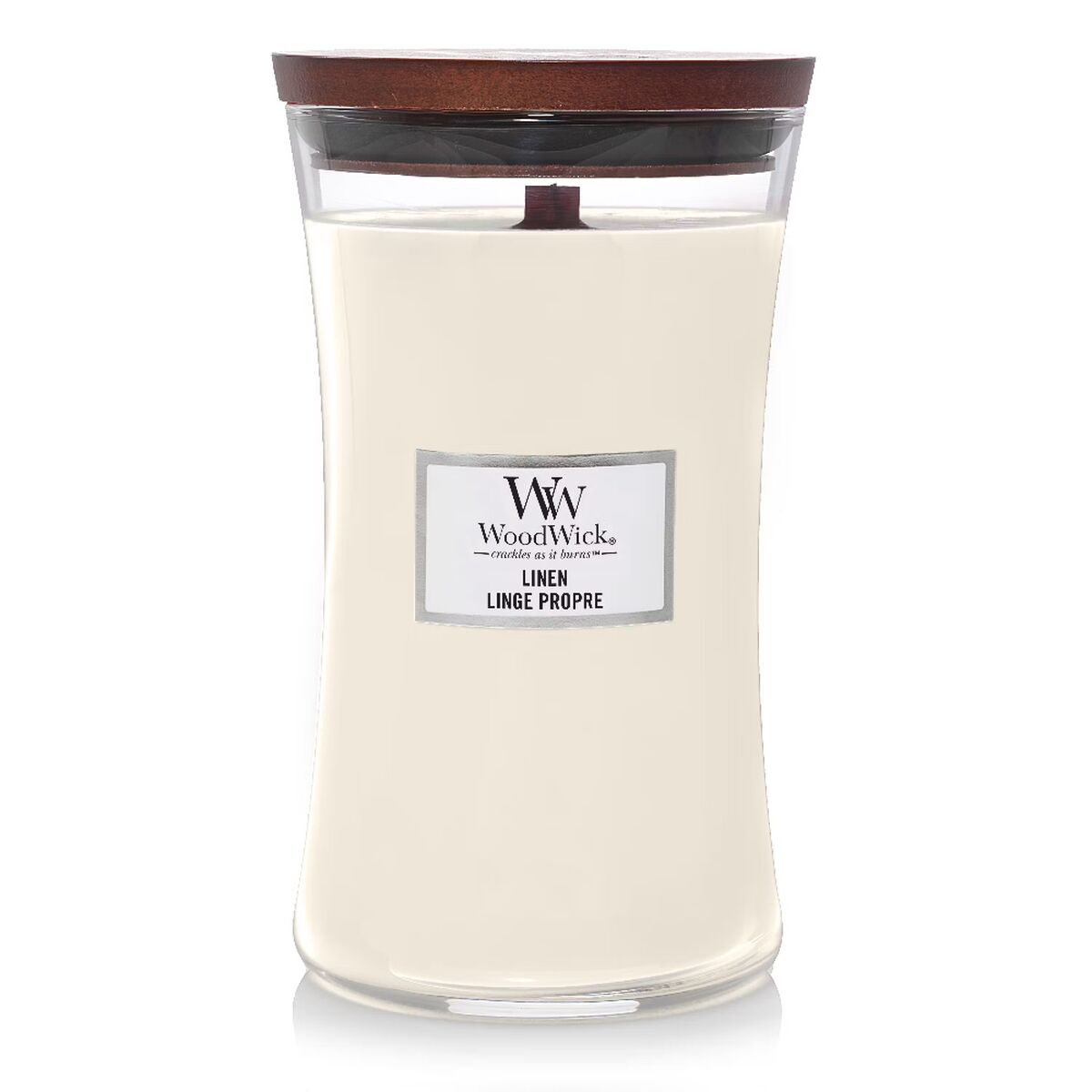 AURA WOOD GRAND — Bougie Parfumée Woodwick Hourglass Grande