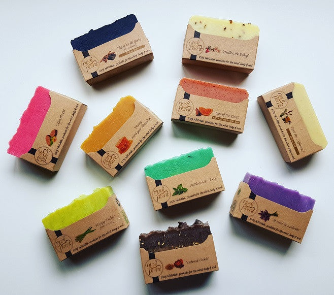 EARTH RITUAL BAR – Savon exfoliant visage à l’argile rose & agrumes