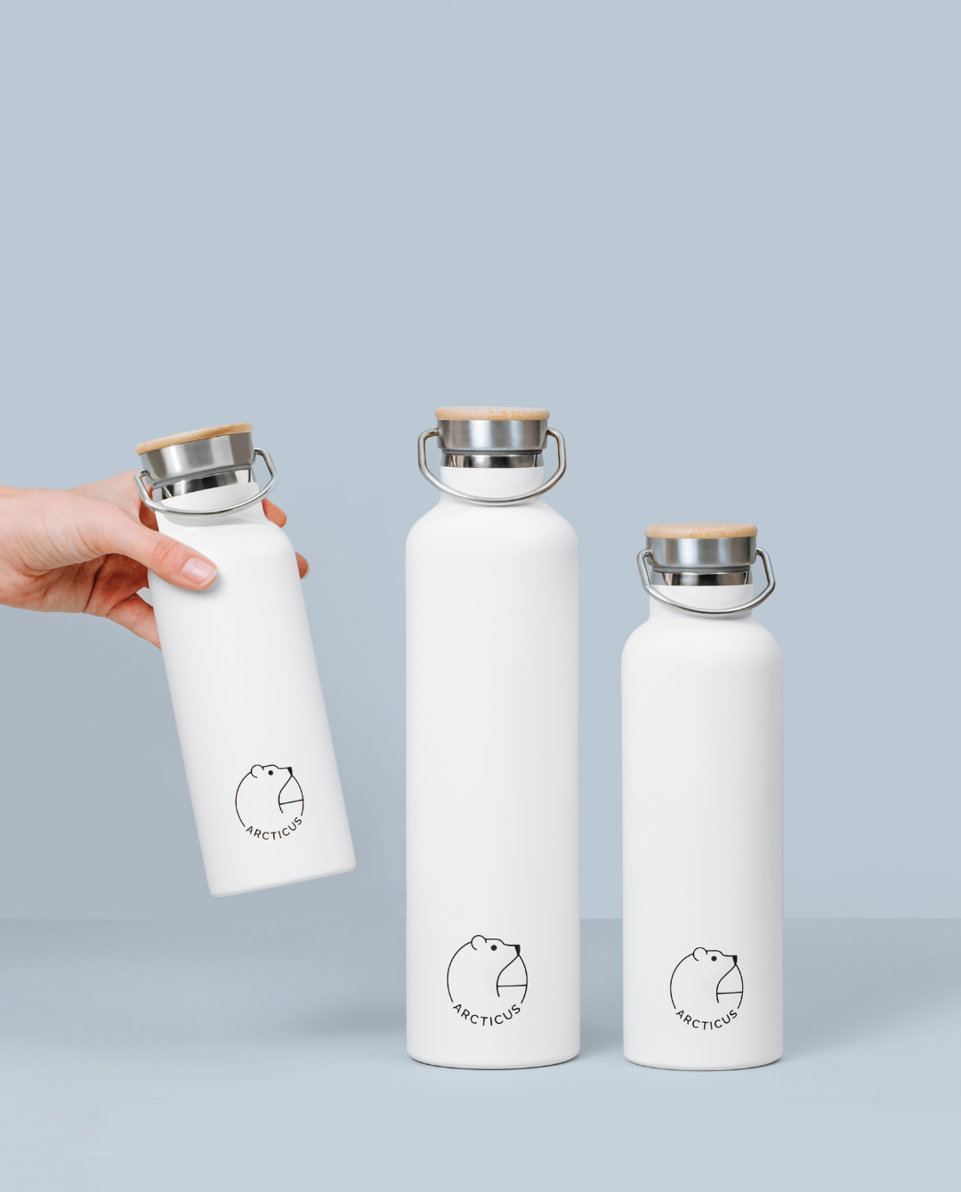 ARCTIC BOTTLE – Gourde isotherme inox & bambou éco-responsable