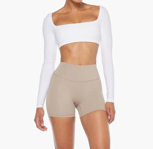 AURA Flex – Short de Sport Femme Yoga & Fitness