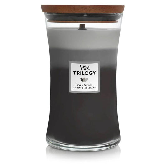 AURA WOOD TRILOGY — Bougie Parfumée Woodwick Grand Format Hourglass