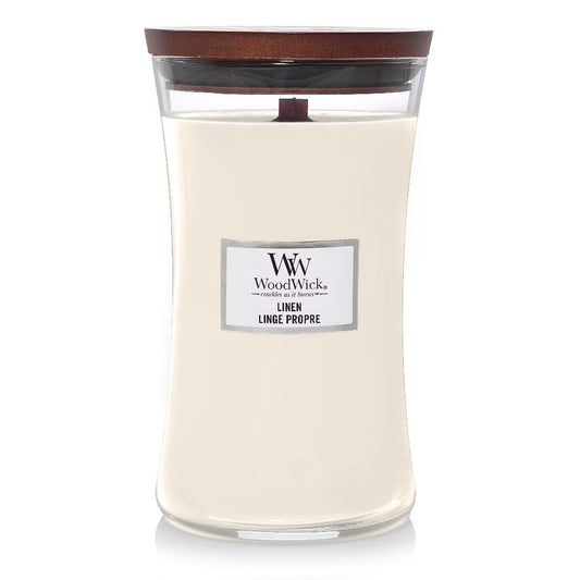 AURA WOOD GRAND — Bougie Parfumée Woodwick Hourglass Grande