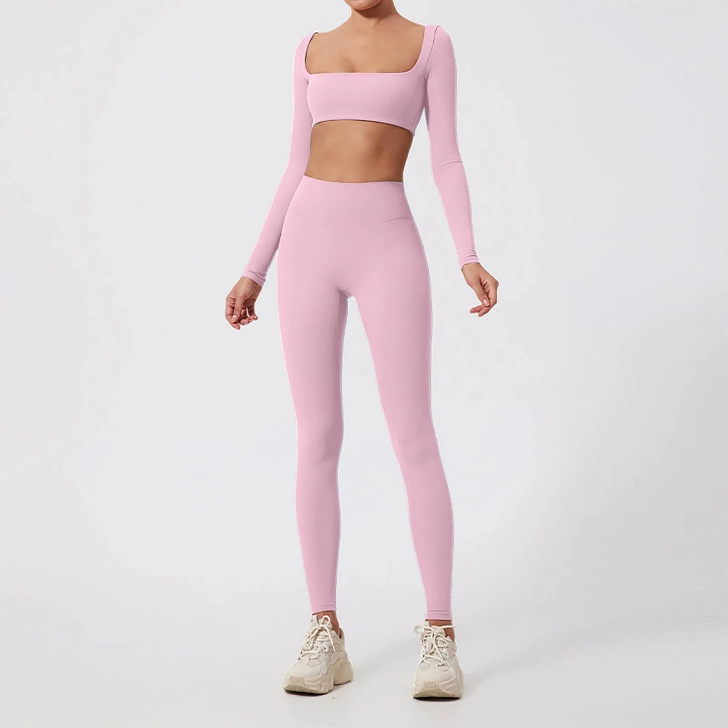 AURA Flow – Legging de Sport Femme Taille Haute Yoga & Fitness