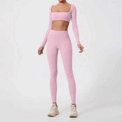 AURA Flow – Legging de Sport Femme Taille Haute Yoga & Fitness