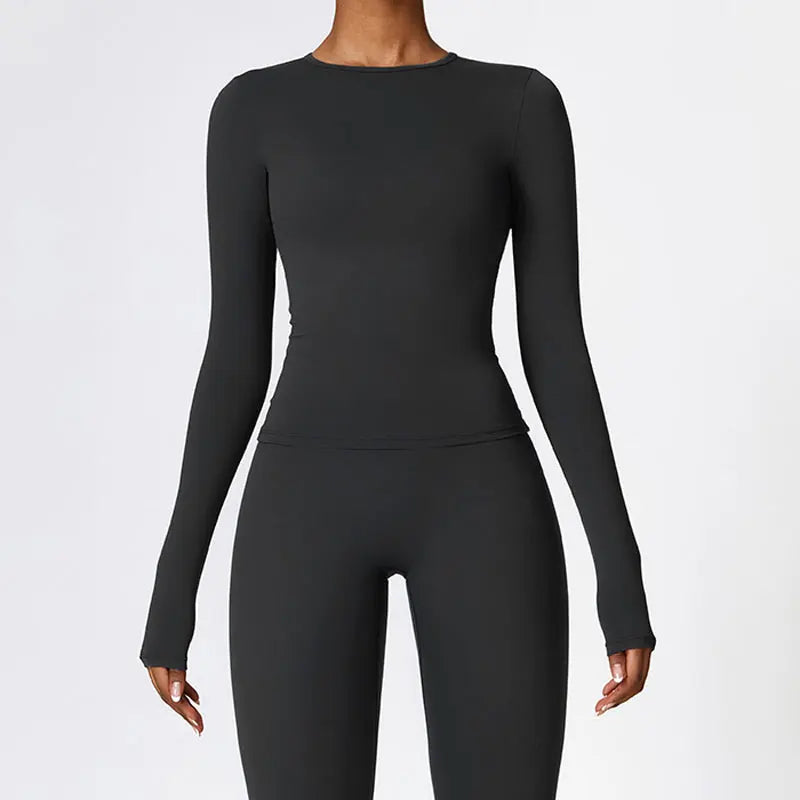 NORTH FLEECE – Haut Technique Hiver Femme Manches Longues Respirable