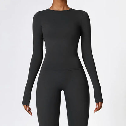 NORTH FLEECE – Haut Technique Hiver Femme Manches Longues Respirable