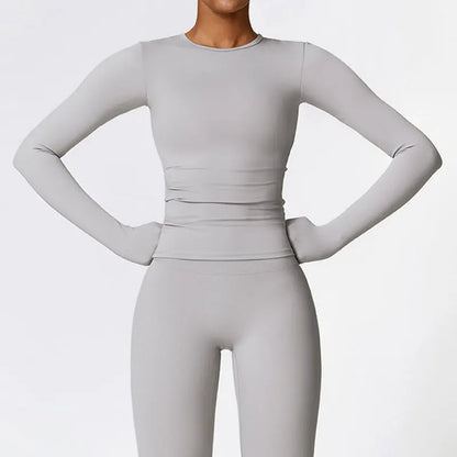 NORTH FLEECE – Haut Technique Hiver Femme Manches Longues Respirable