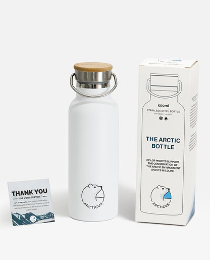 ARCTIC BOTTLE – Gourde isotherme inox & bambou éco-responsable
