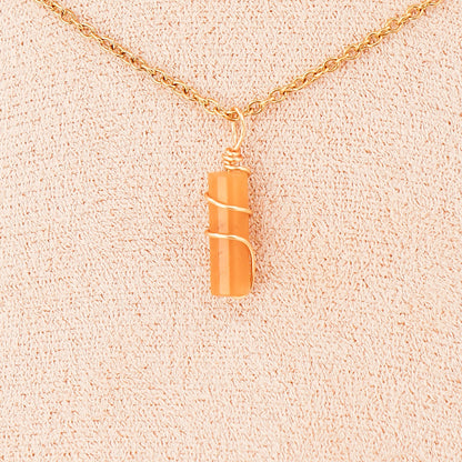 NATURA PENDENTIF – Pilier de Jade ‘Fleur de Prunier’ | Harmonie & Énergie