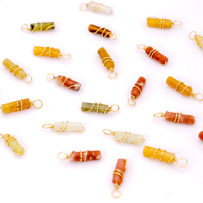 NATURA PENDENTIF – Pilier de Jade ‘Fleur de Prunier’ | Harmonie & Énergie